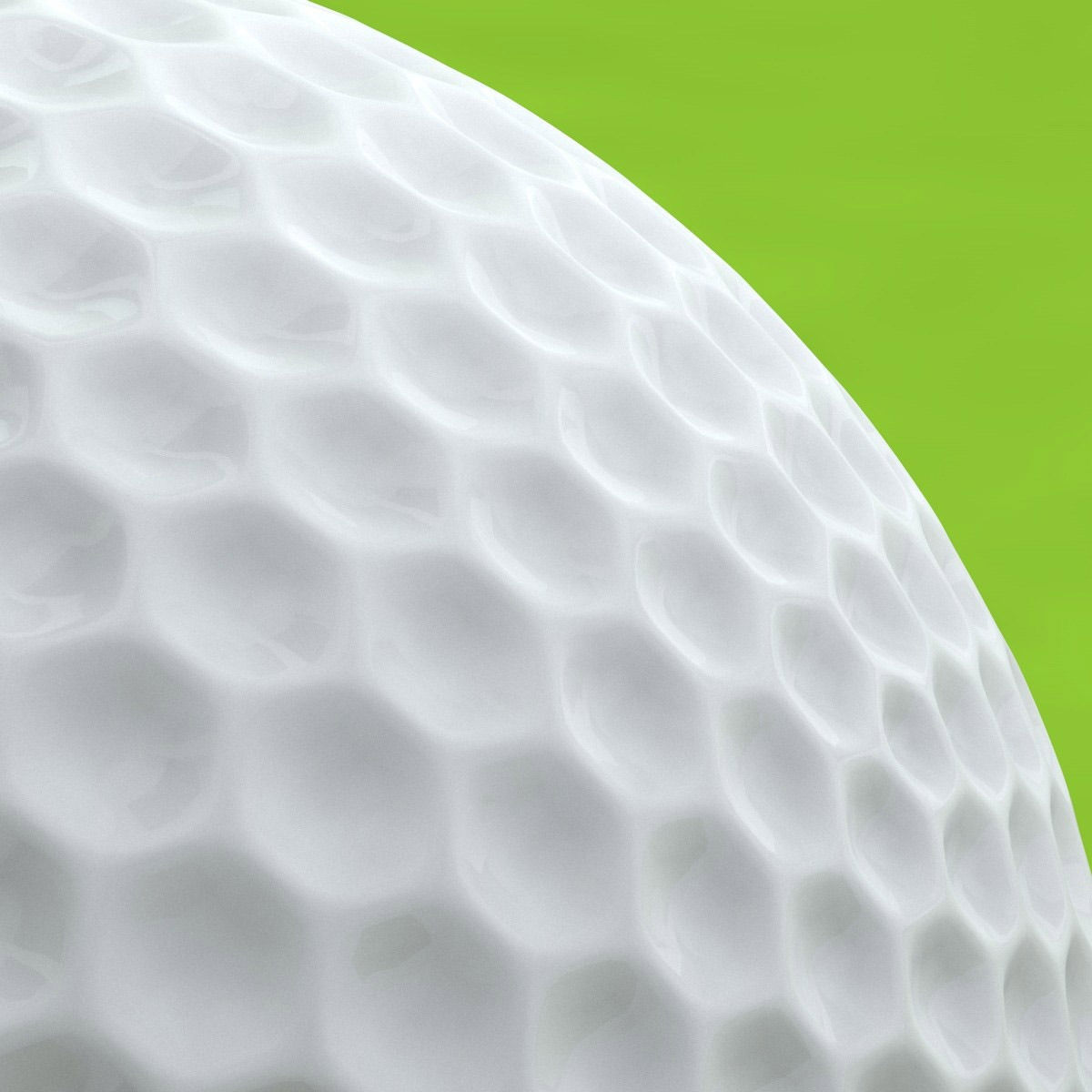 Golf ball 3D model_4