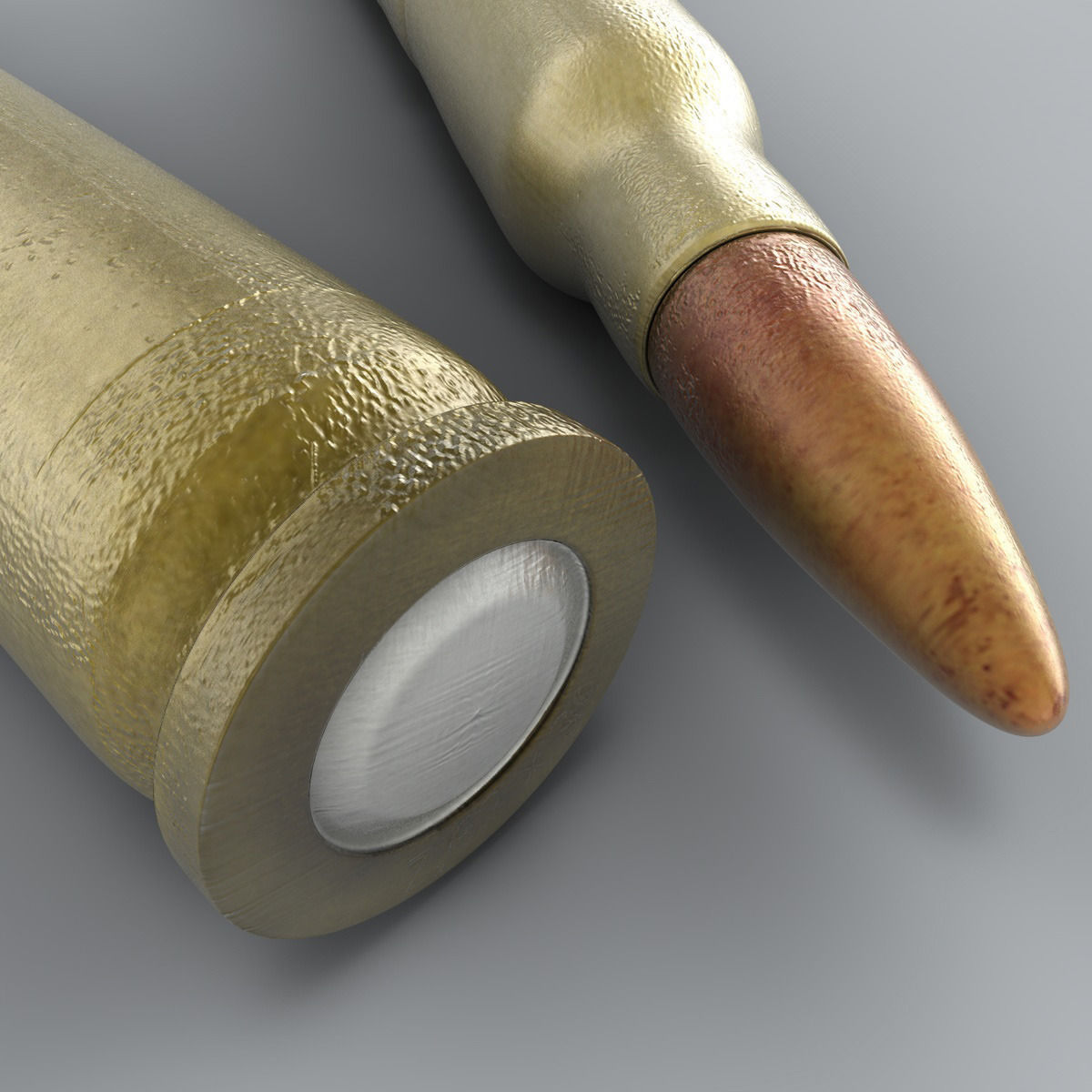 Gun Bullet 3D model_2