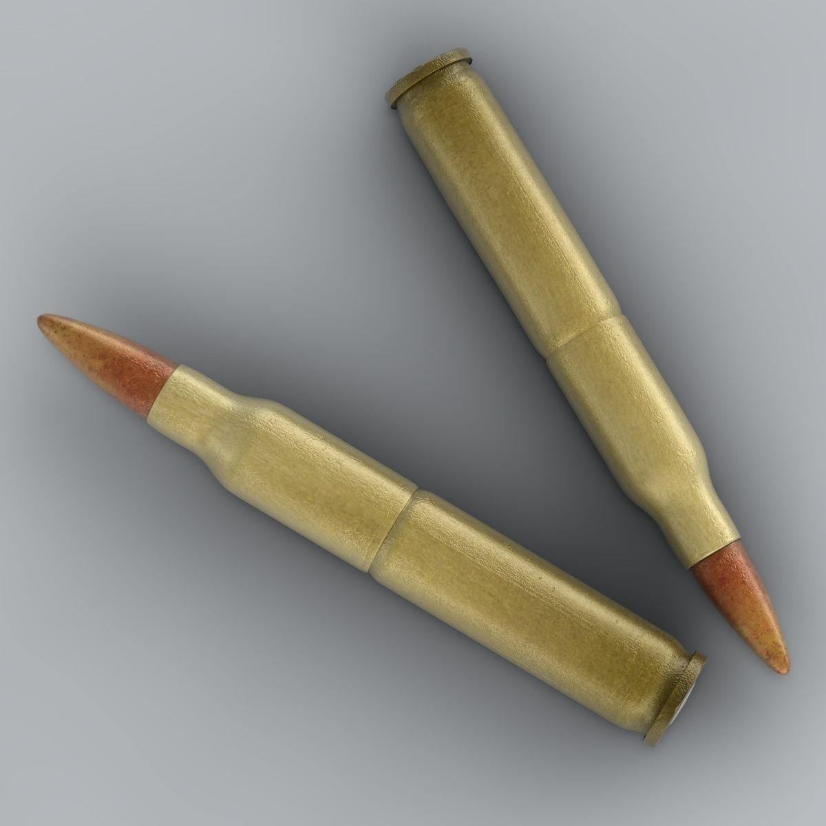Gun Bullet 3D model_1