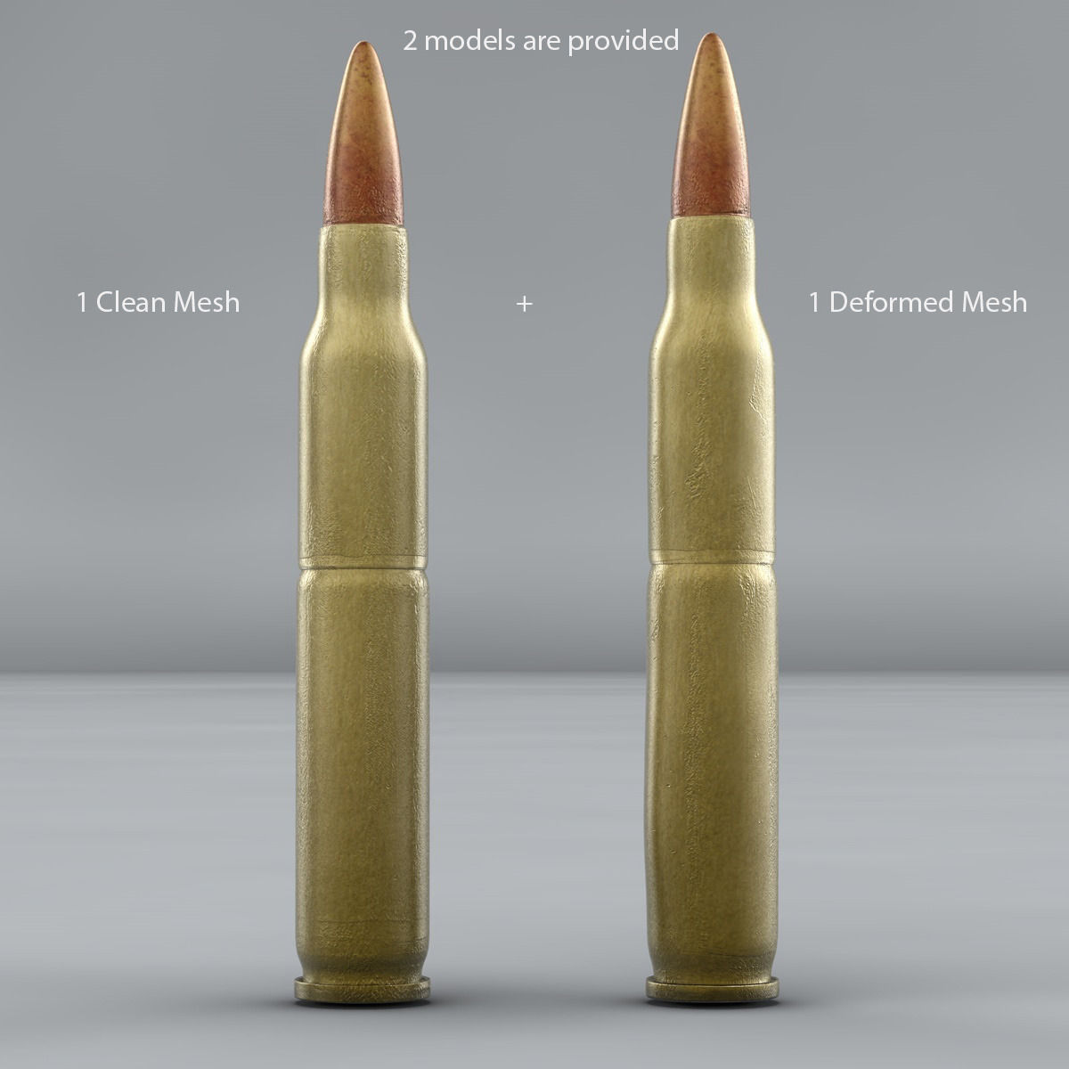 Gun Bullet 3D model_8