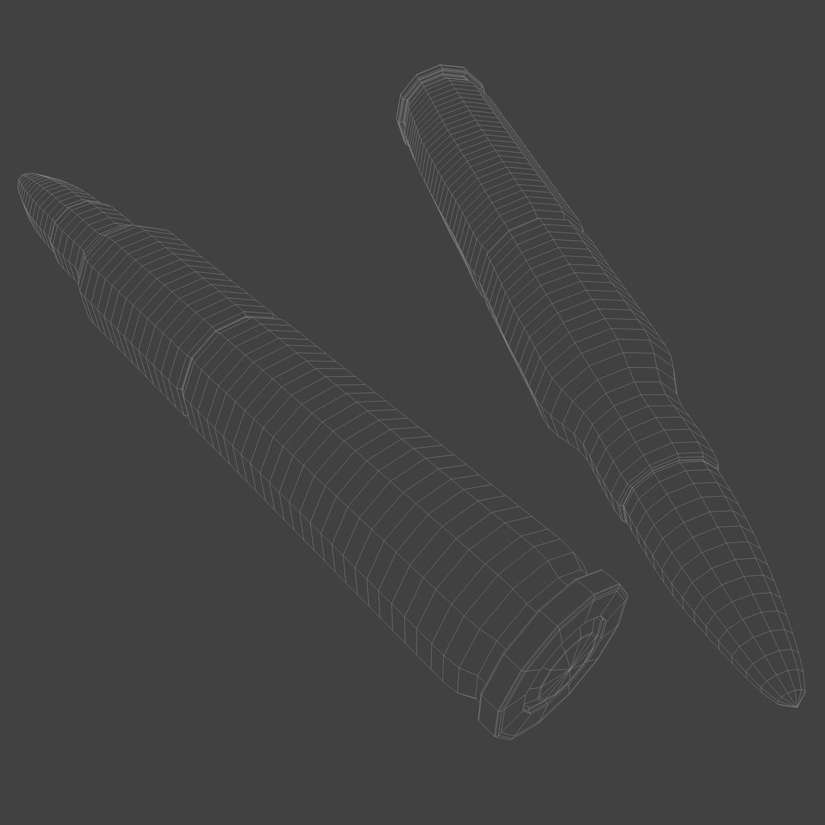 Gun Bullet 3D model_7