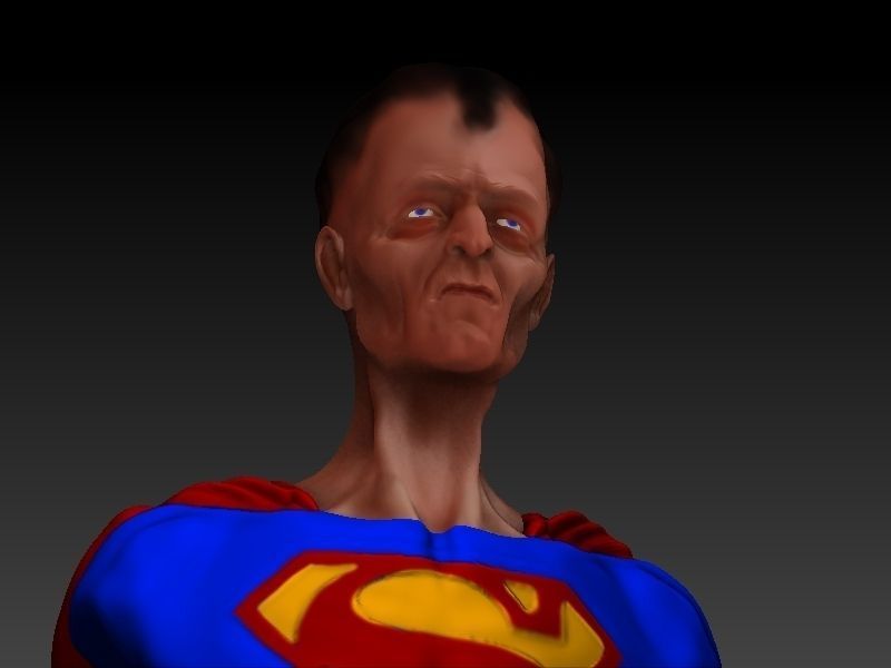 uncle superman 3D model_3