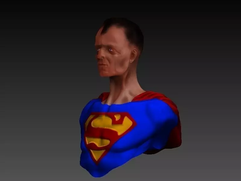 uncle superman 3D model_0