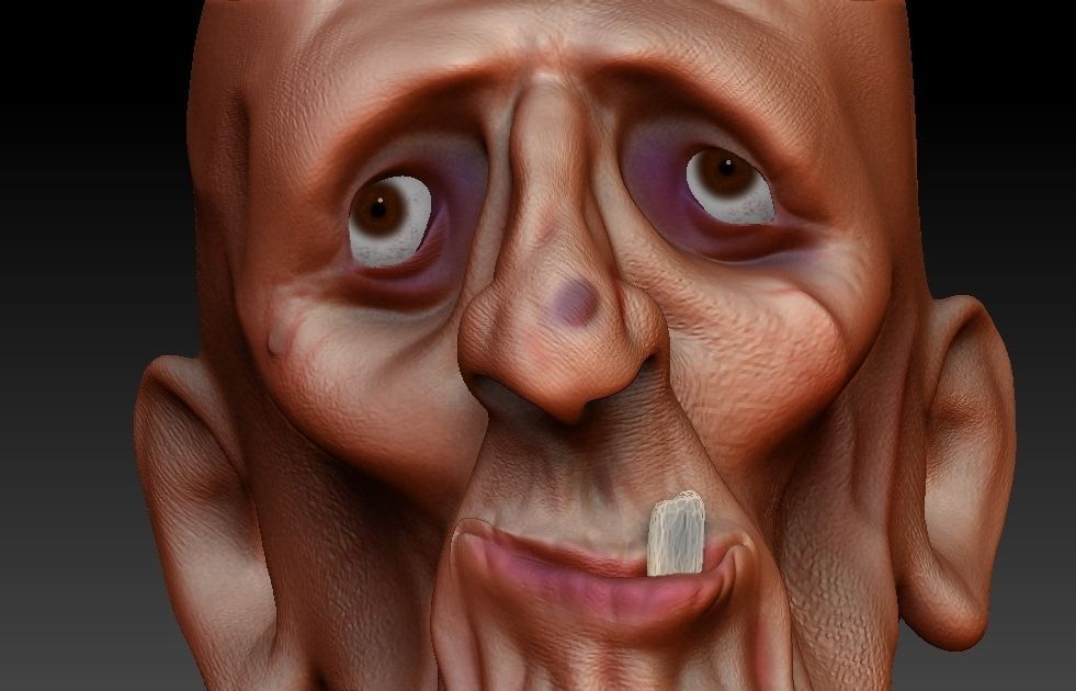 the old man 3D model_4