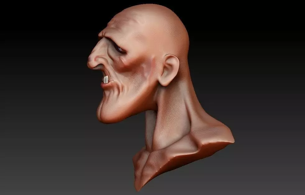 the old man 3D model_0