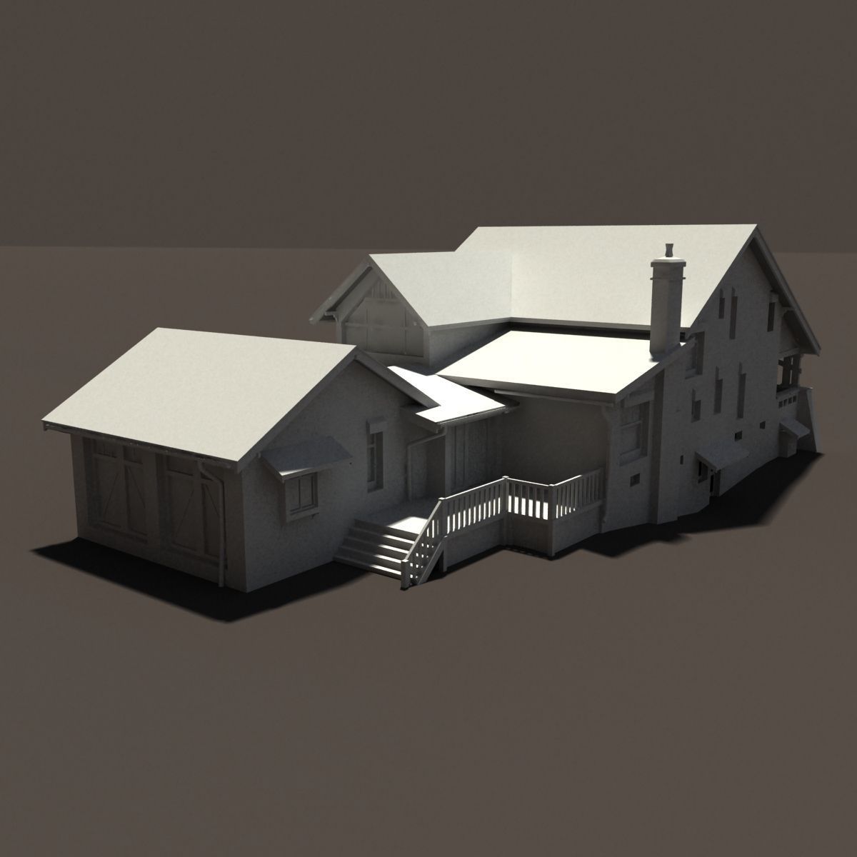Family House 3D model_9