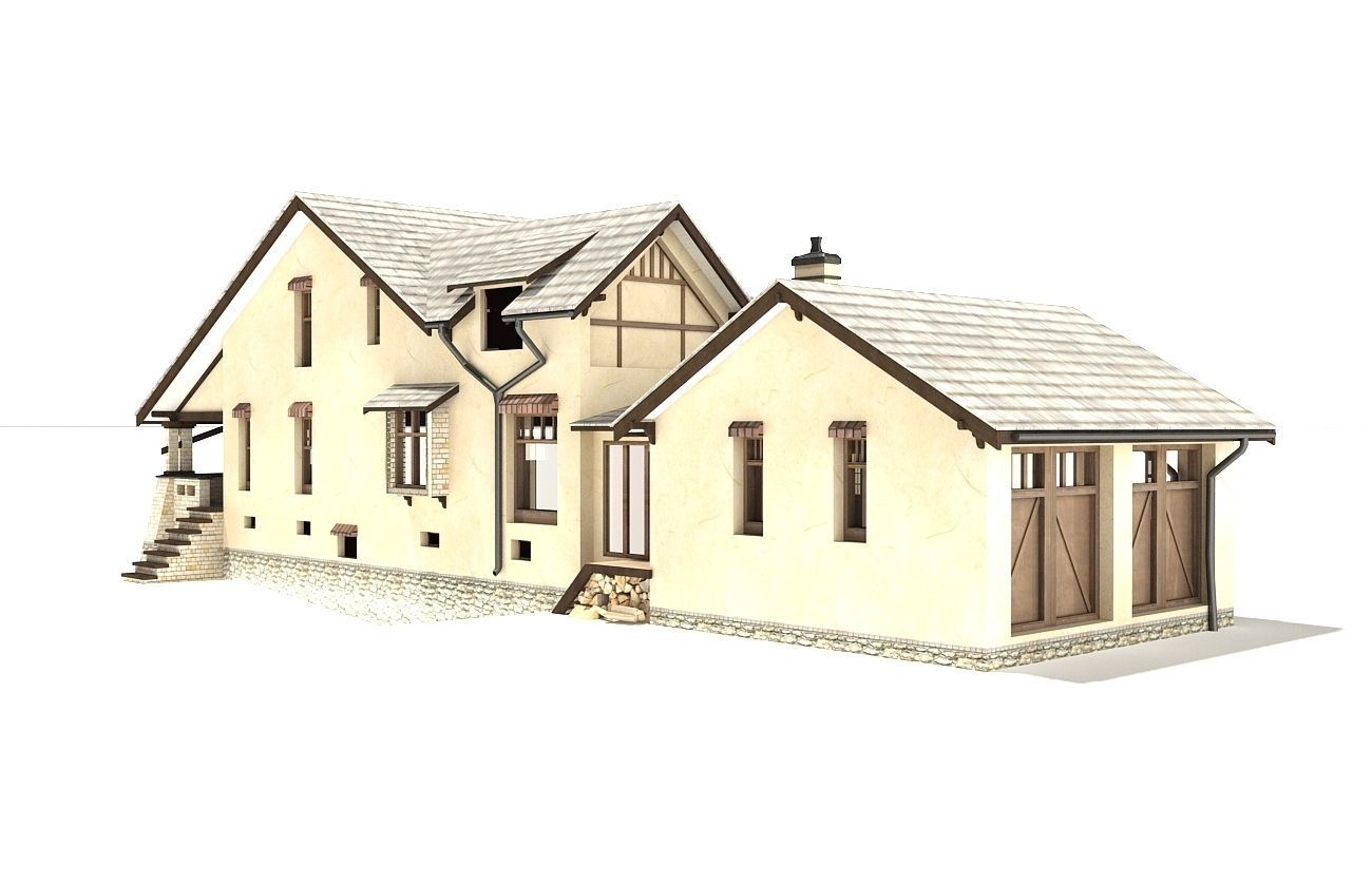 Family House 3D model_2