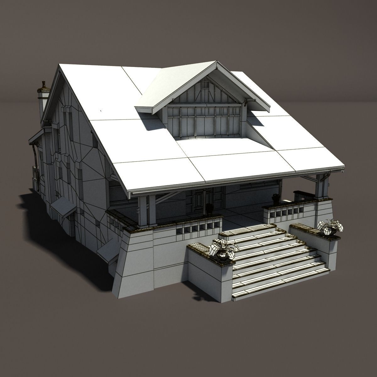 Family House 3D model_12