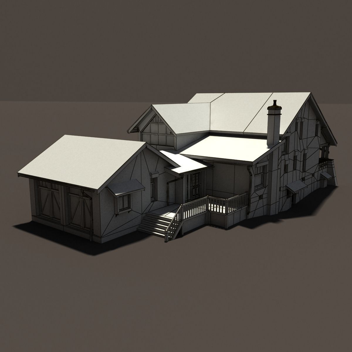 Family House 3D model_10