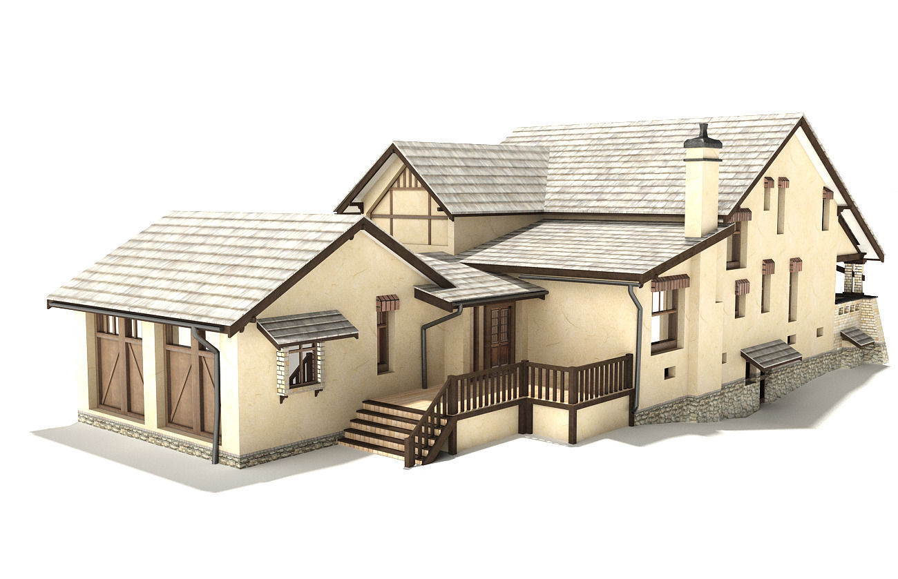 Family House 3D model_3