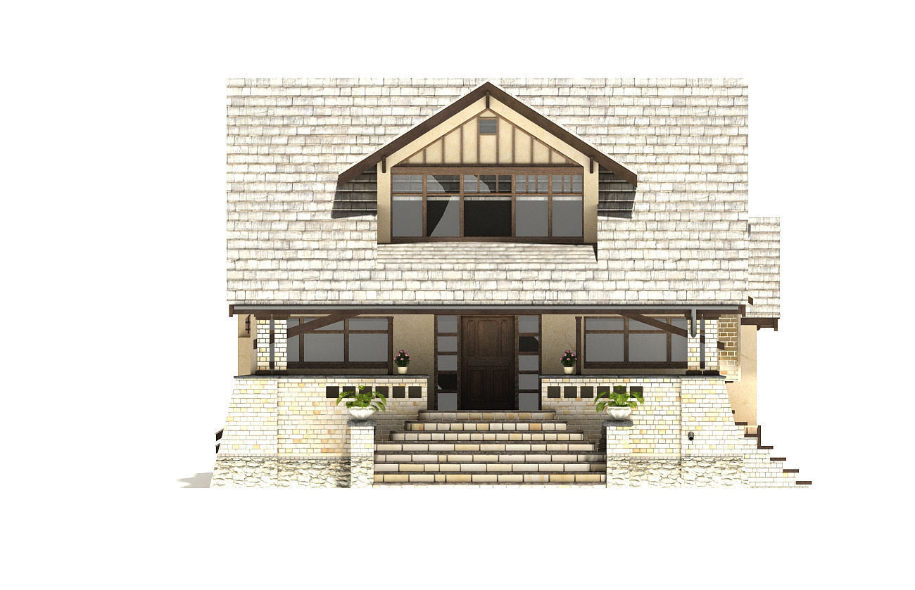 Family House 3D model_8