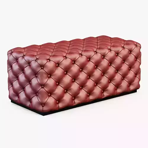 Pouf Porada Alcide ractangle 3D model