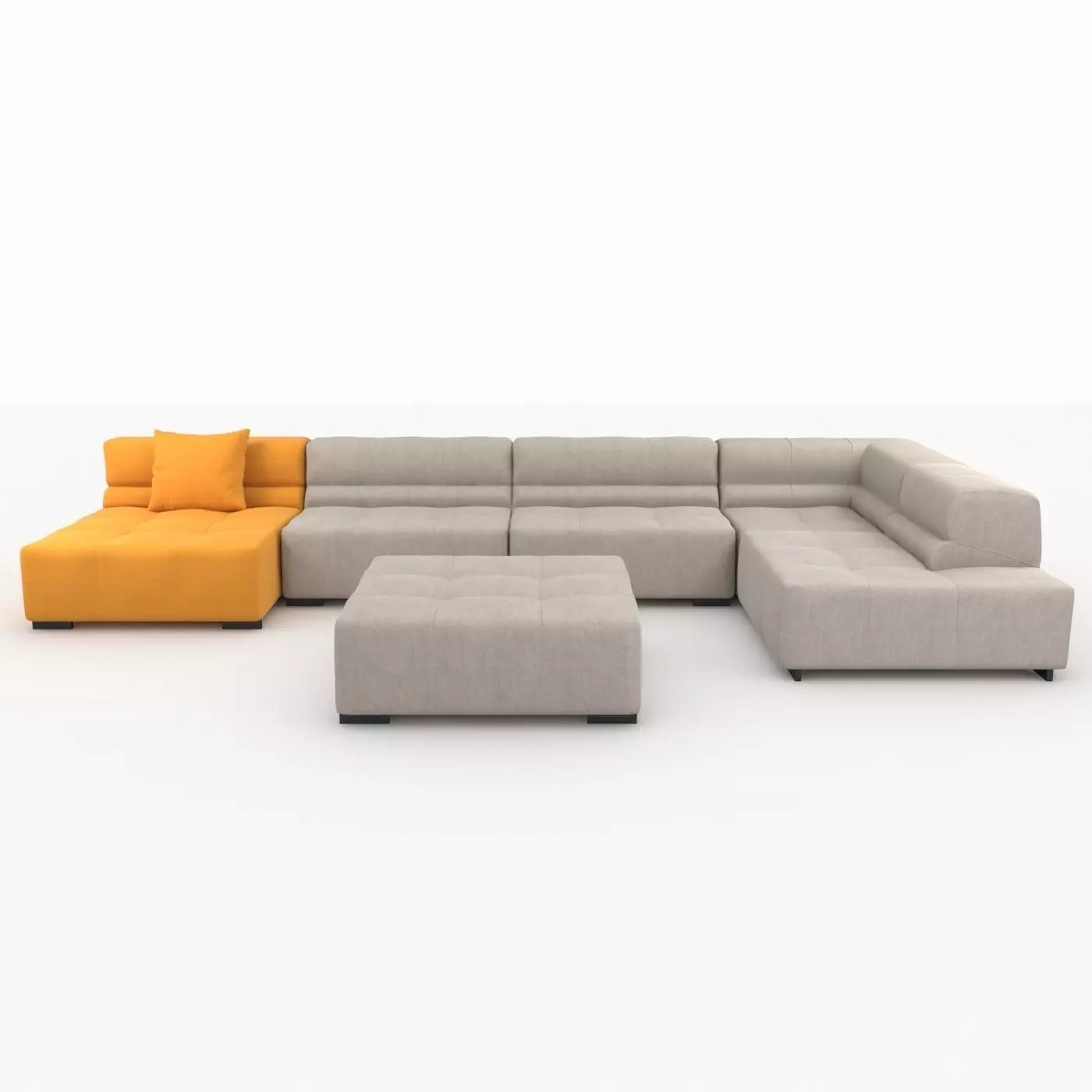 Tufty Time sofa by bb Italia 3D model_0