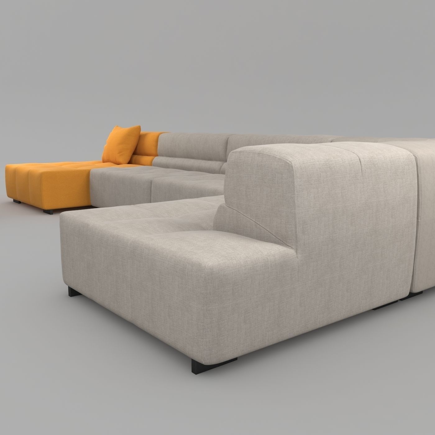 Tufty Time sofa by bb Italia 3D model_7