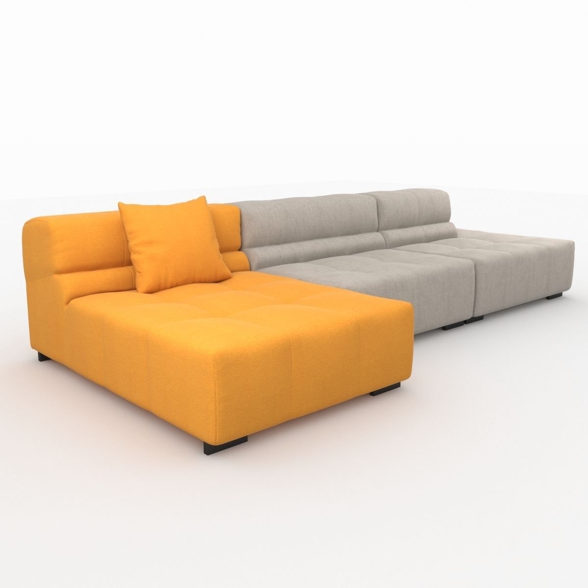 Tufty Time sofa by bb Italia 3D model_2