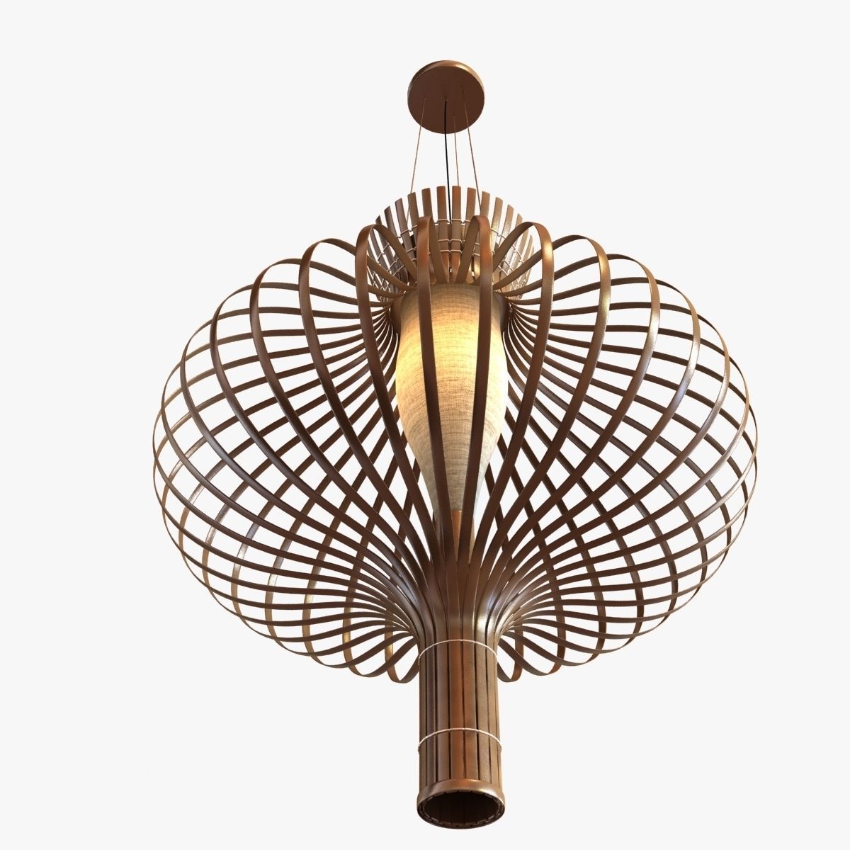 Bud Hanging Lamp Outdoor 3D model_1