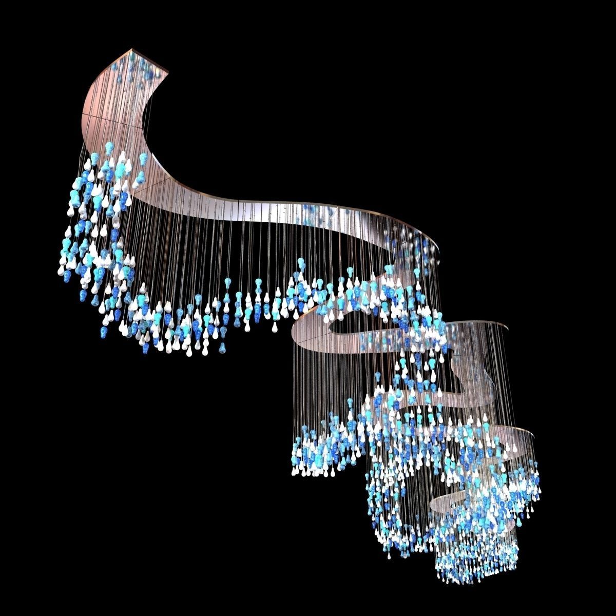 lasvit bespoke installation Light Twister 3D model_3