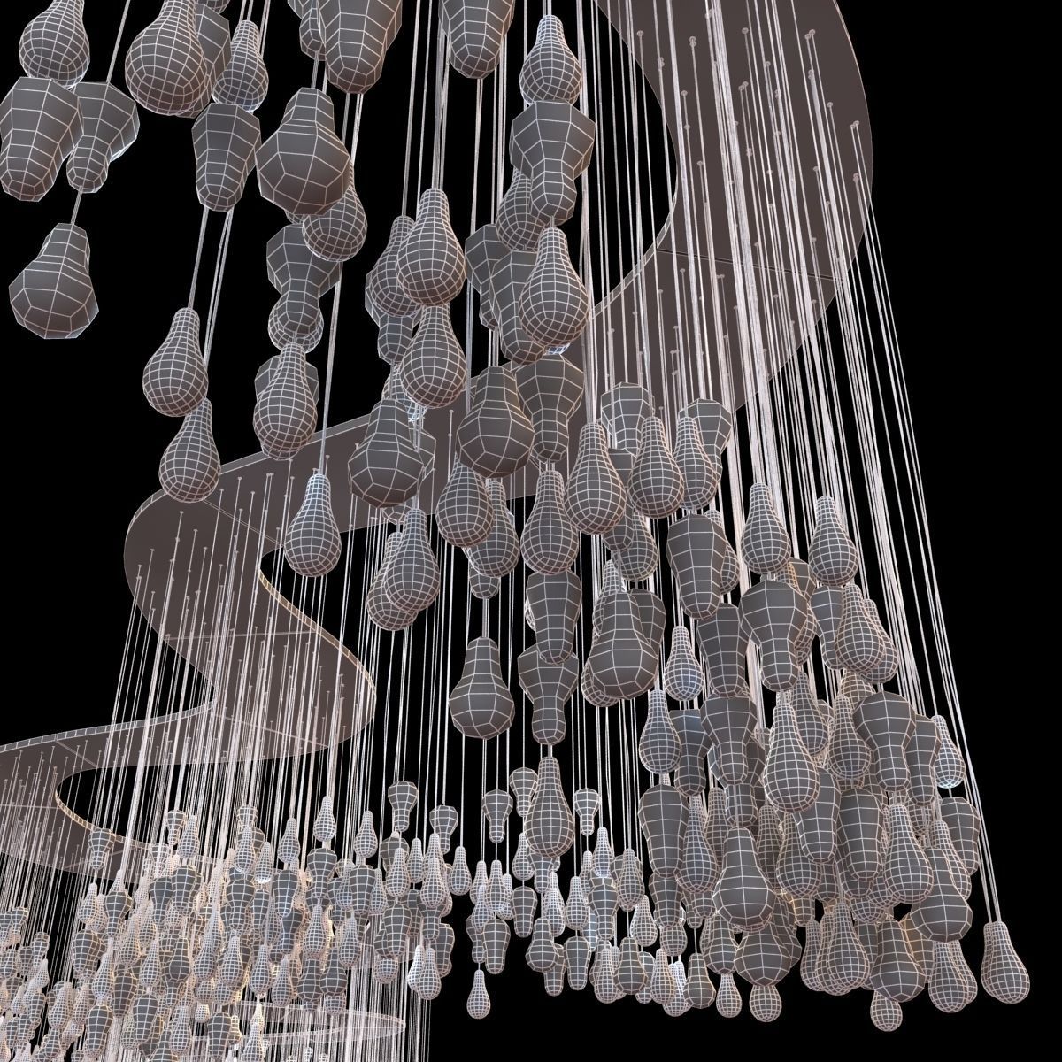 lasvit bespoke installation Light Twister 3D model_8