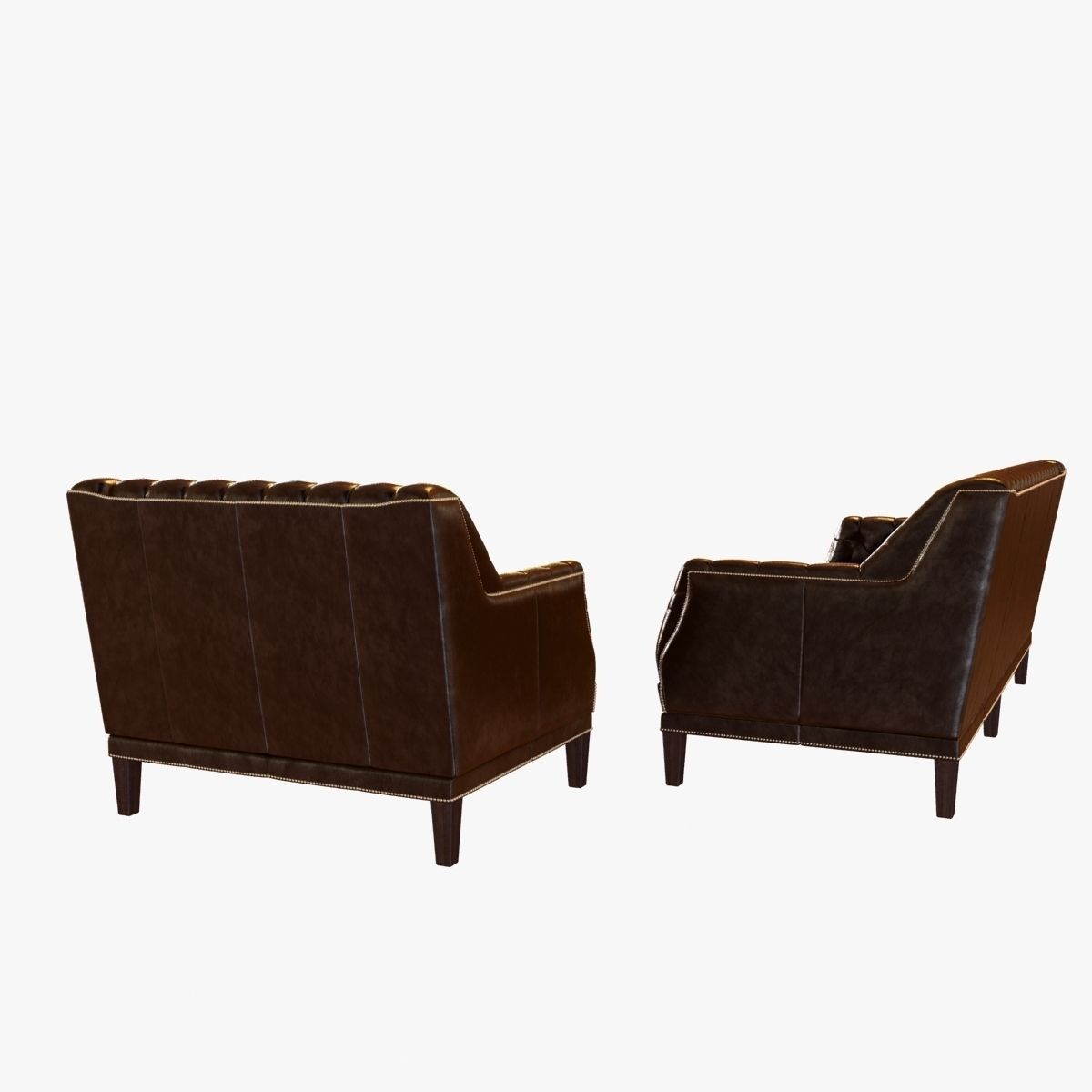 Bespoke custom sofa and chair 3D model_2