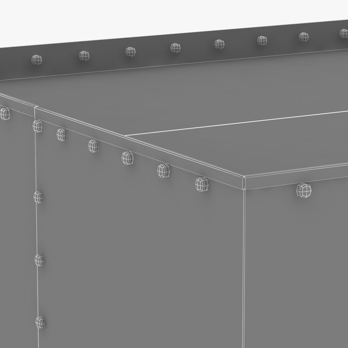 arteriors SQUARE COCKTAIL TABLE RICHLAND SIDE TABLE 3D model_8