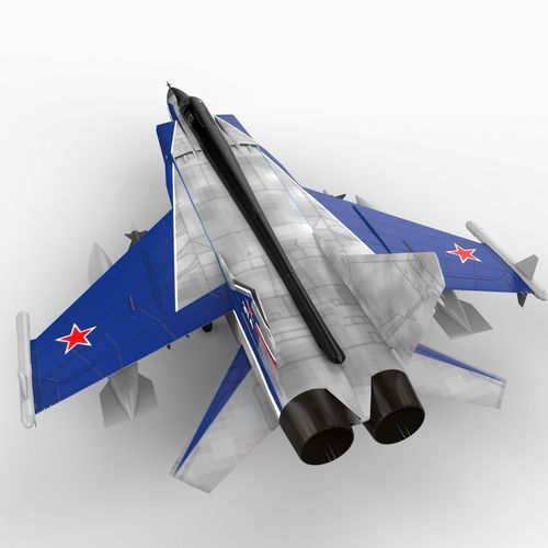 Mig 31 3D Model .max .obj .3ds .c4d .ma .mb .hrc .xsi - CGTrader.com