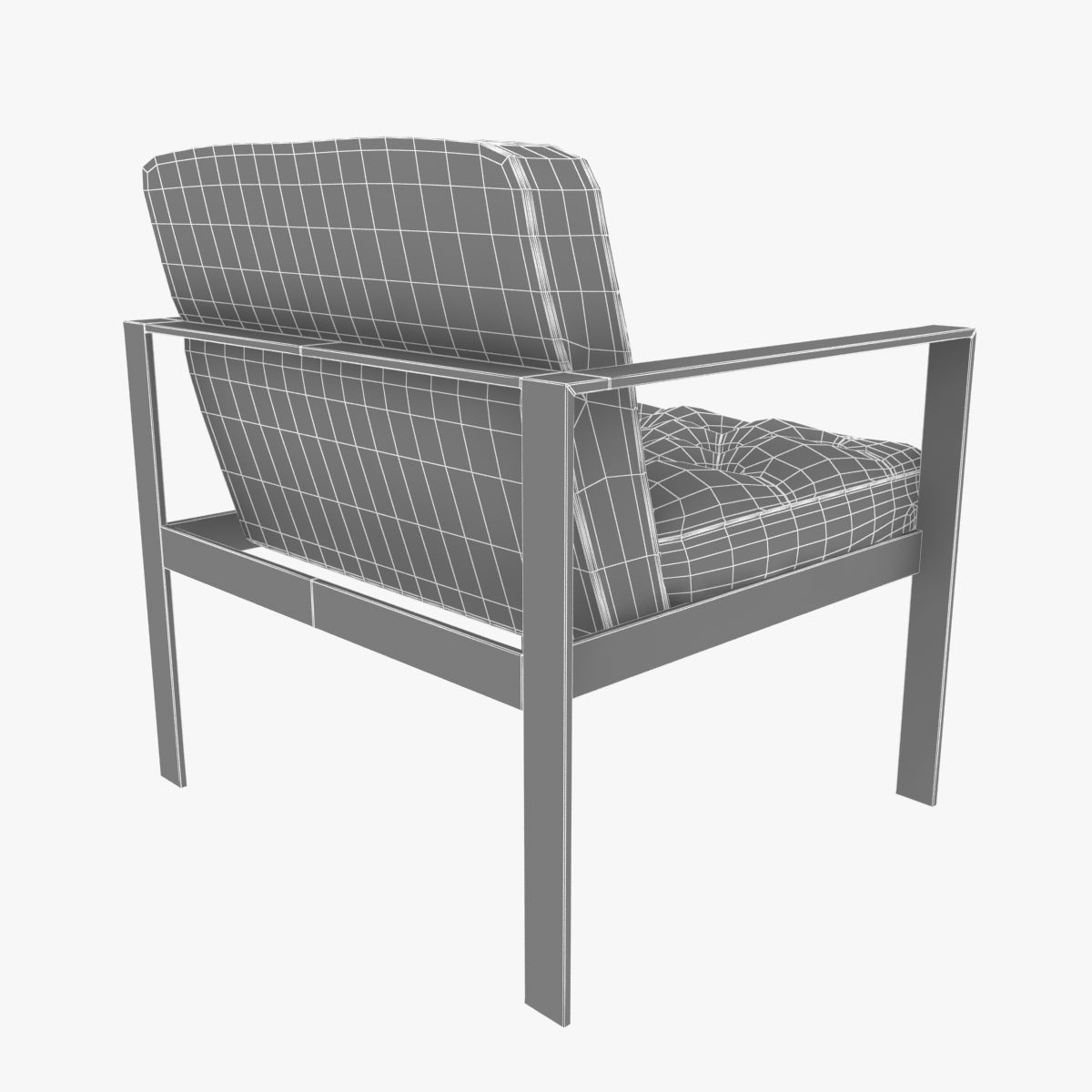 Marx chair noir furniture 3D model_4