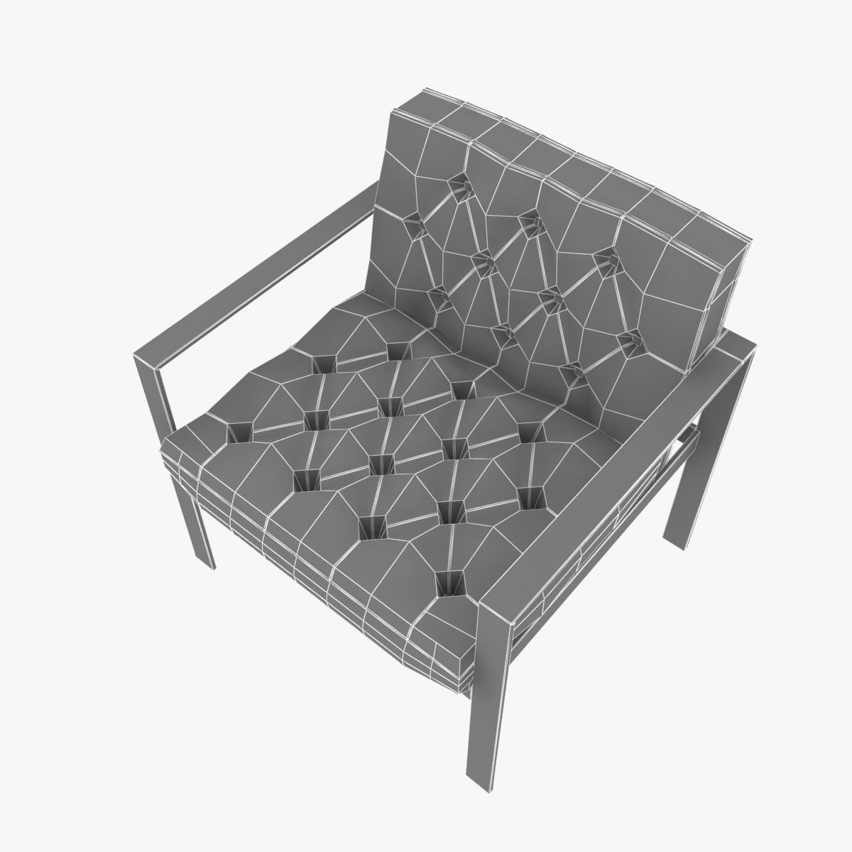 Marx chair noir furniture 3D model_8