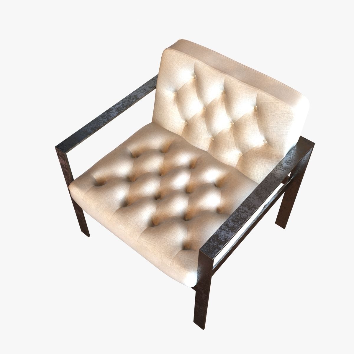 Marx chair noir furniture 3D model_3