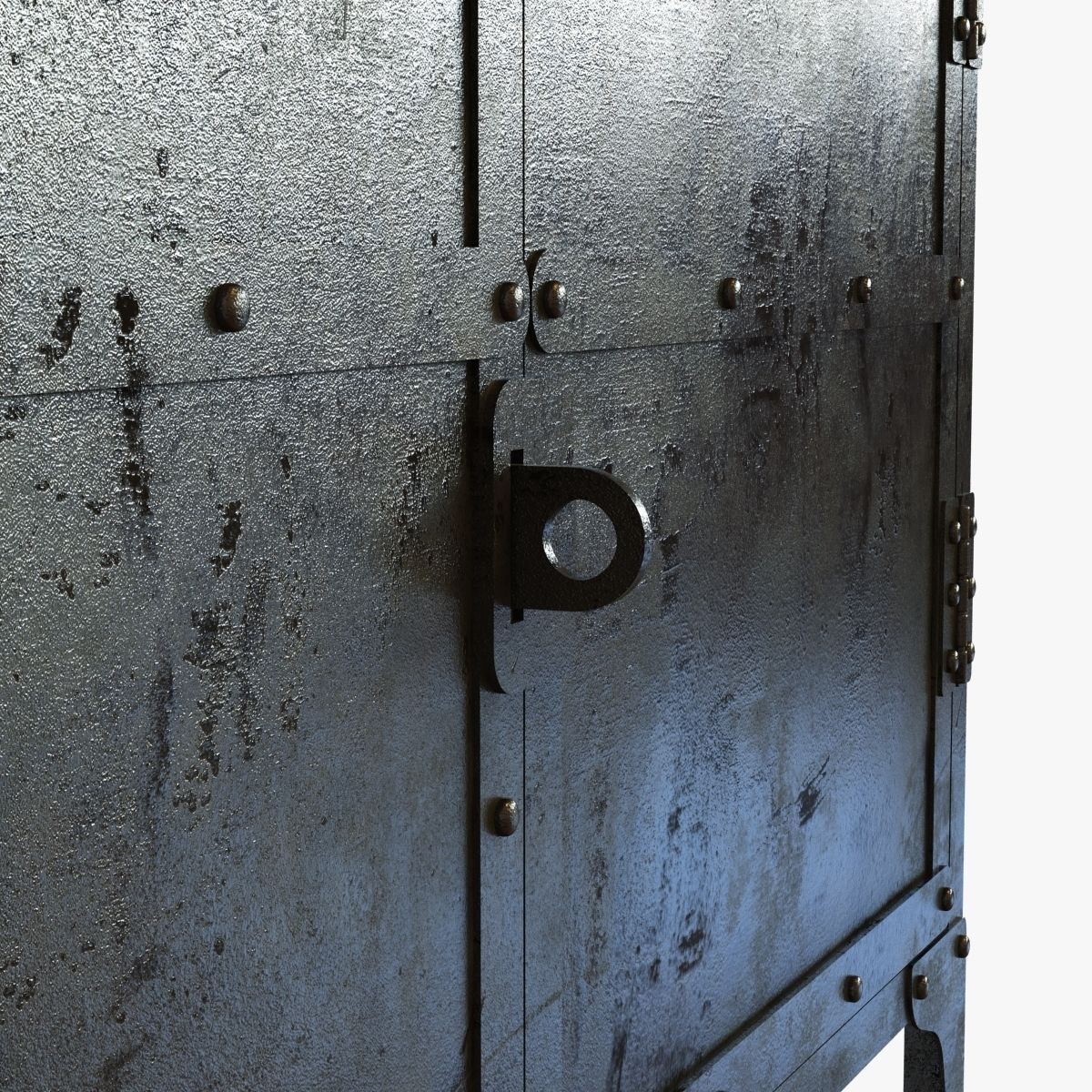 Restoration Hardware INDUSTRIAL TOOL CHEST SMALL SIDEBOARD 3D model_5