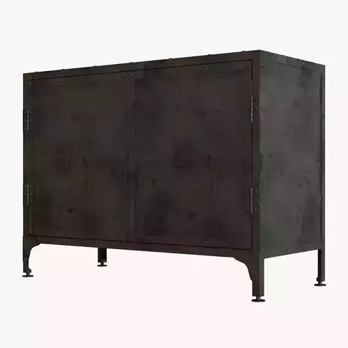 Restoration Hardware INDUSTRIAL TOOL CHEST SMALL SIDEBOARD 3D model