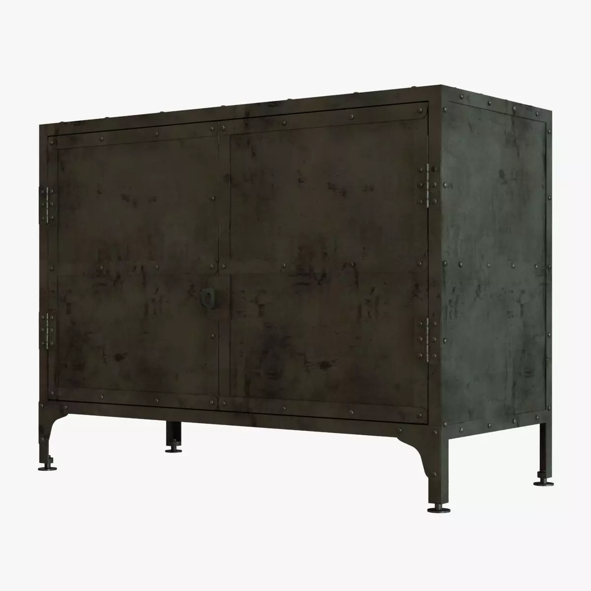 Restoration Hardware INDUSTRIAL TOOL CHEST SMALL SIDEBOARD 3D model_0