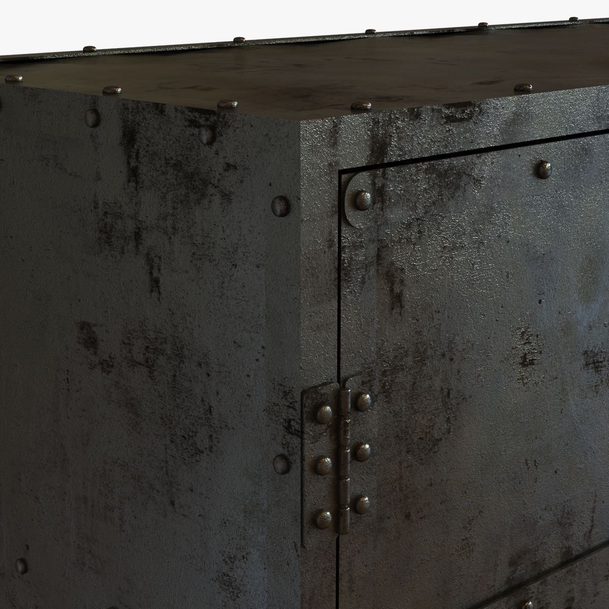 Restoration Hardware INDUSTRIAL TOOL CHEST SMALL SIDEBOARD 3D model_3