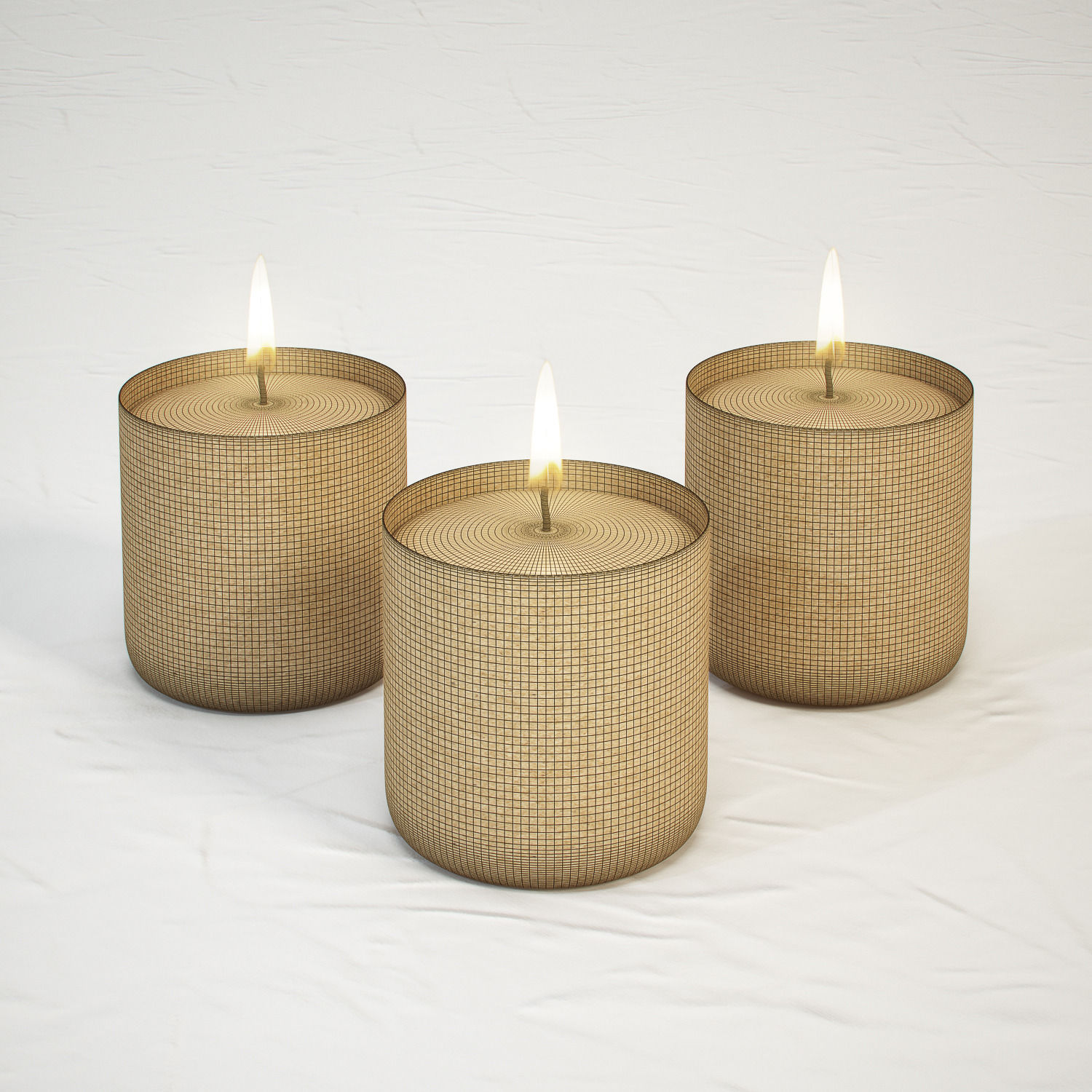 TOM DIXON Eclectic Scented Candles 3D model_2
