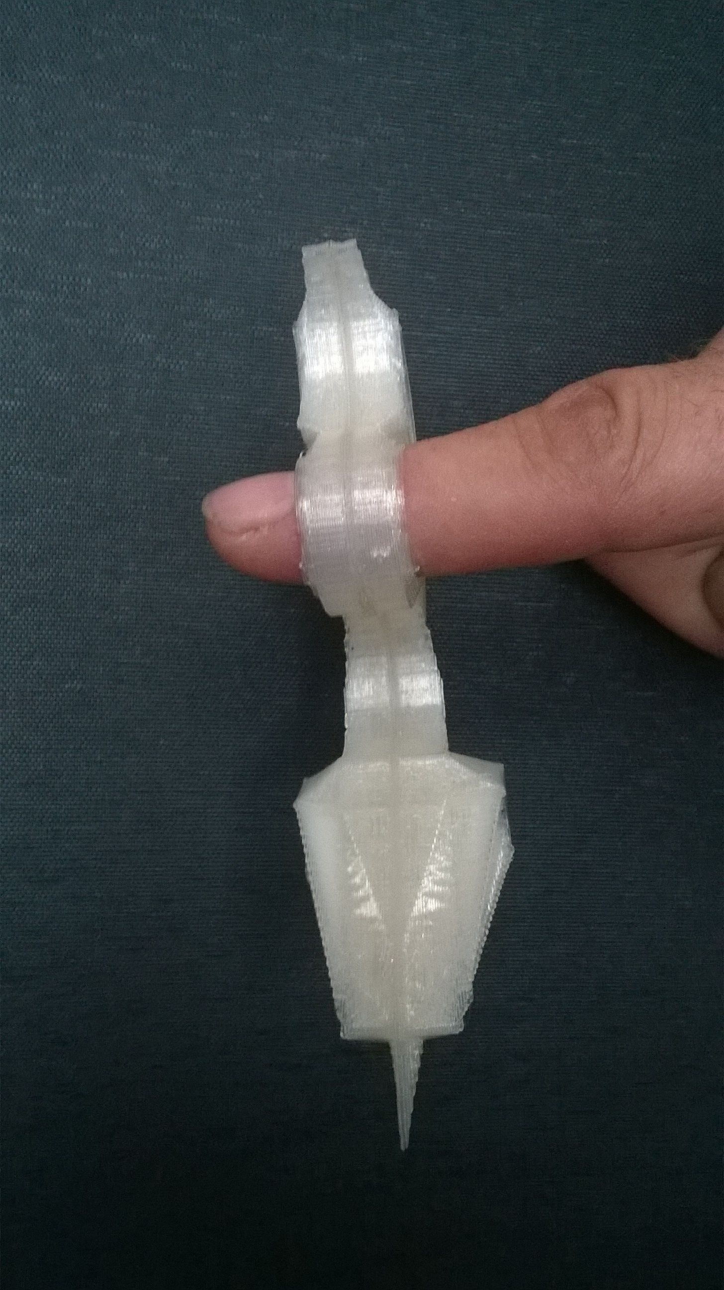 Futuristic defense weapon  3D print model_1