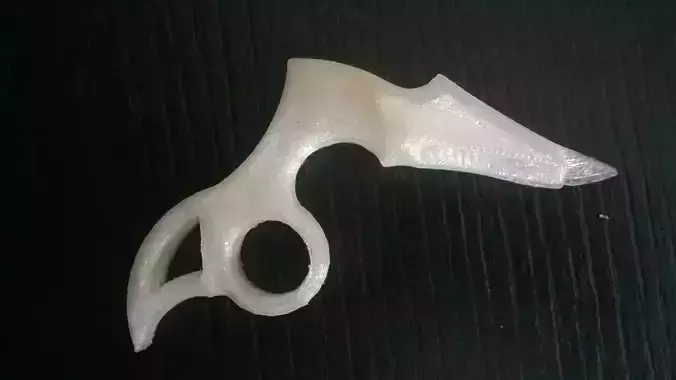 Futuristic defense weapon  3D print model