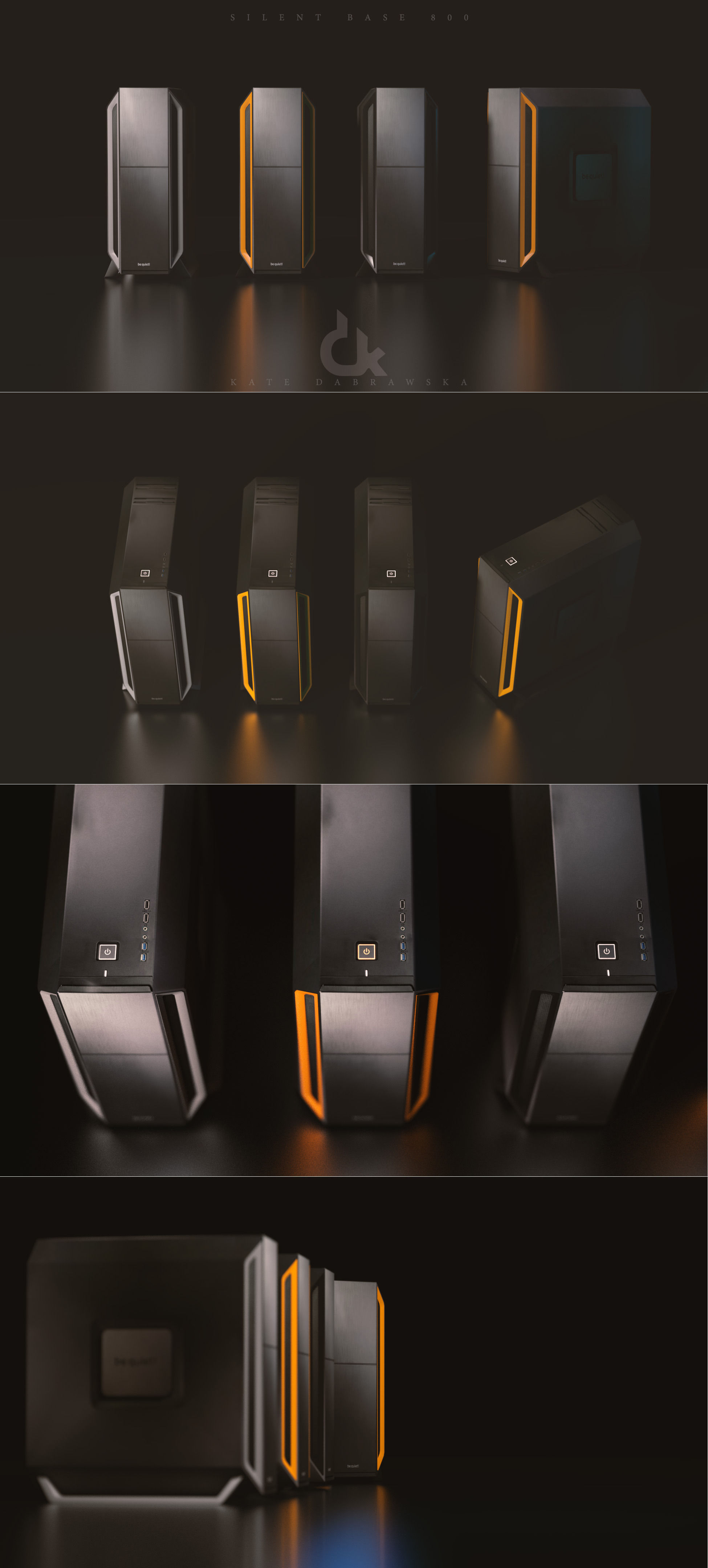 Be Quiet 800 - Desktop 3D model_2