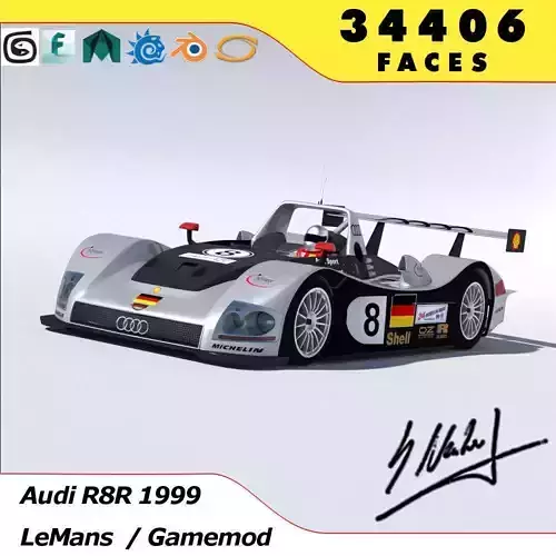 Audi R8R 1999 - Le Mans Gamemodel