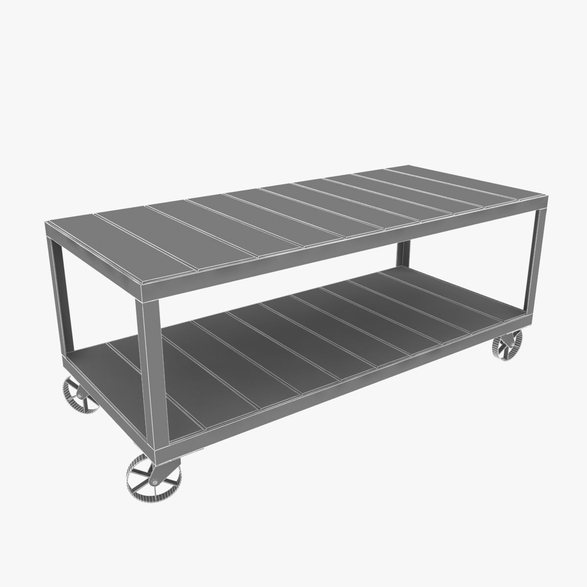Urban Farm Caravan Coffee Table 3D model_5