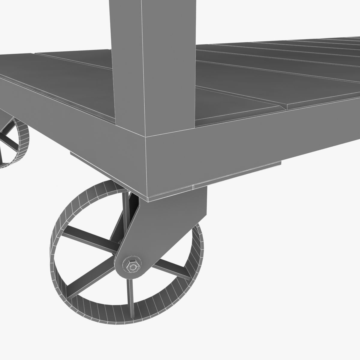 Urban Farm Caravan Coffee Table 3D model_6