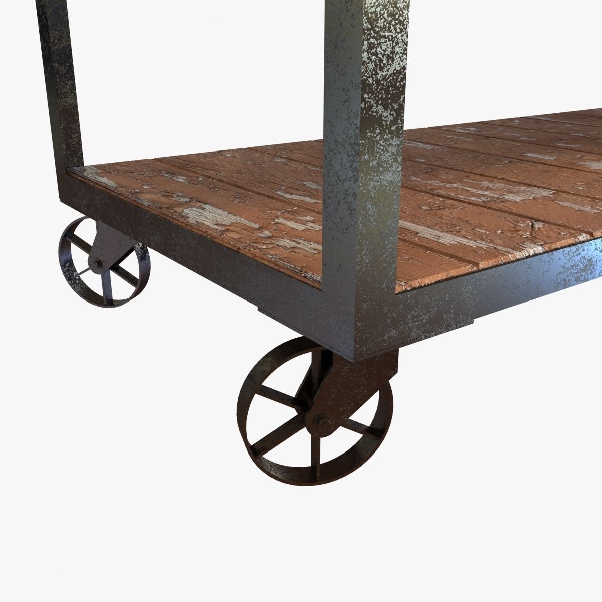 Urban Farm Caravan Coffee Table 3D model_2