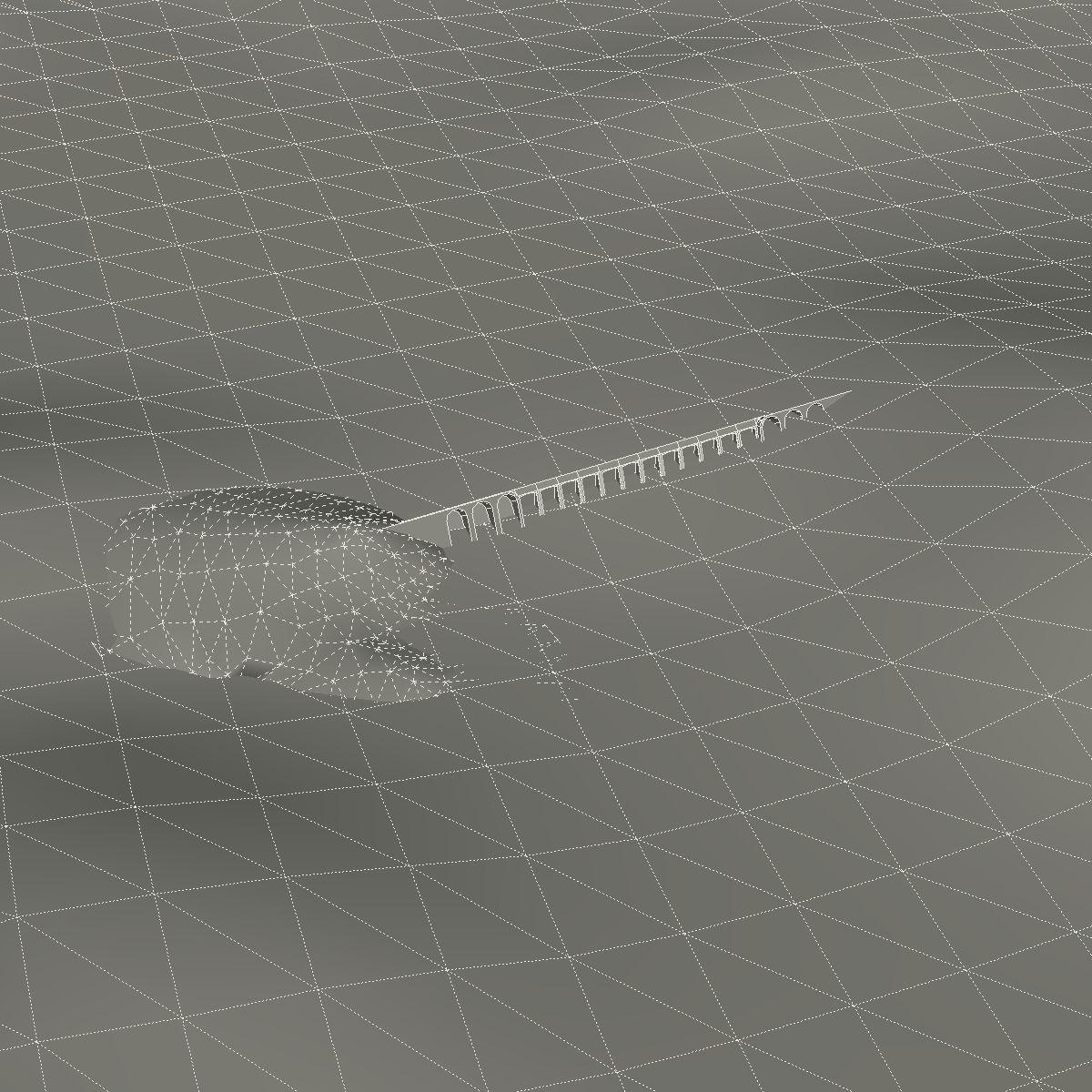 Lake Julius Dam Low-poly 3D model_6