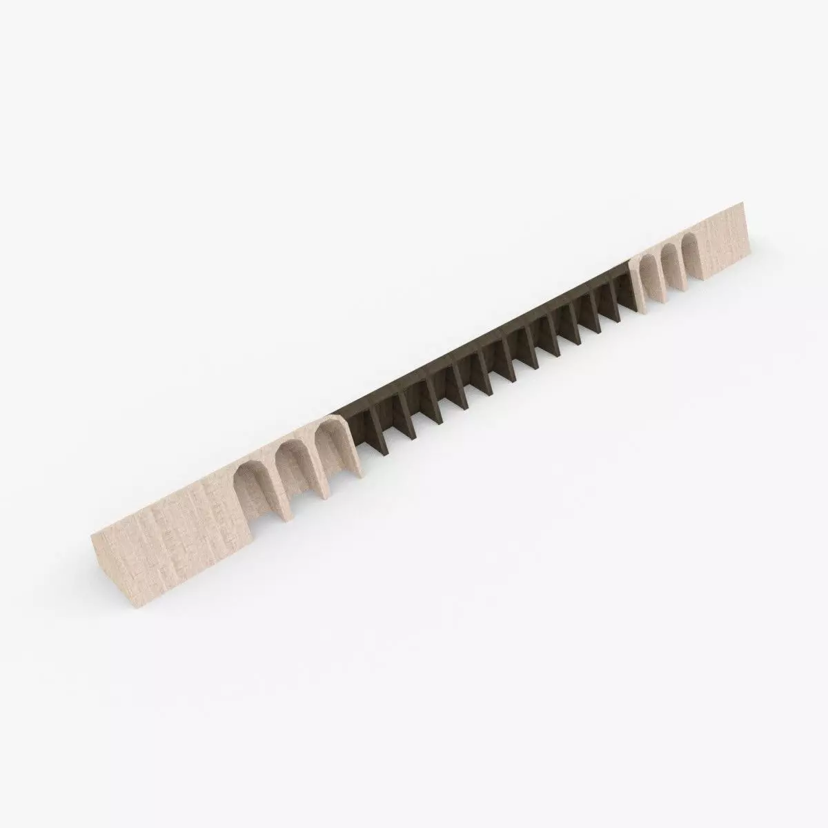 Lake Julius Dam Low-poly 3D model_0