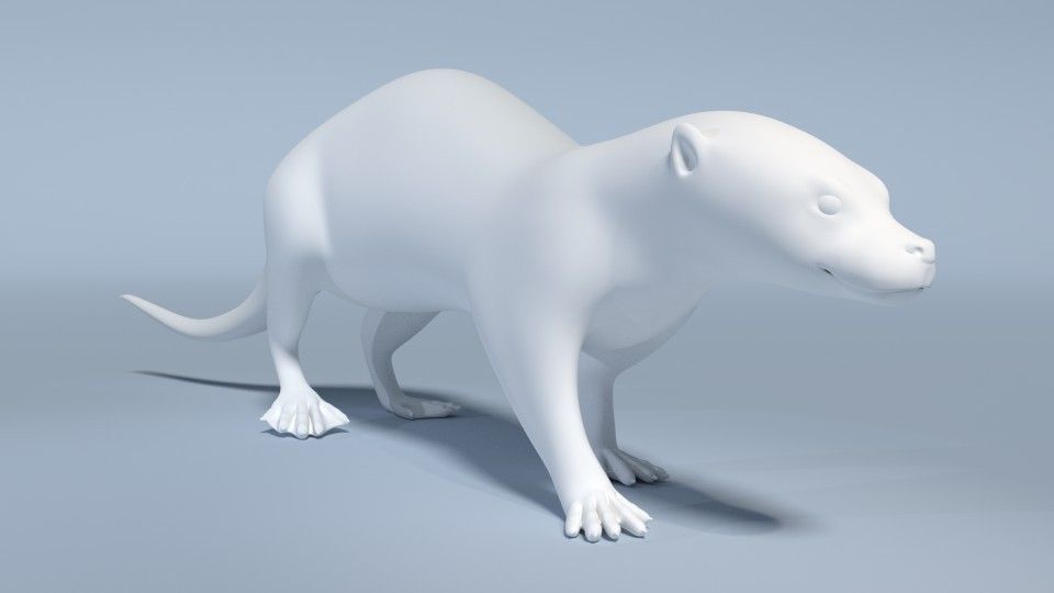 Otter Free 3D print model_1