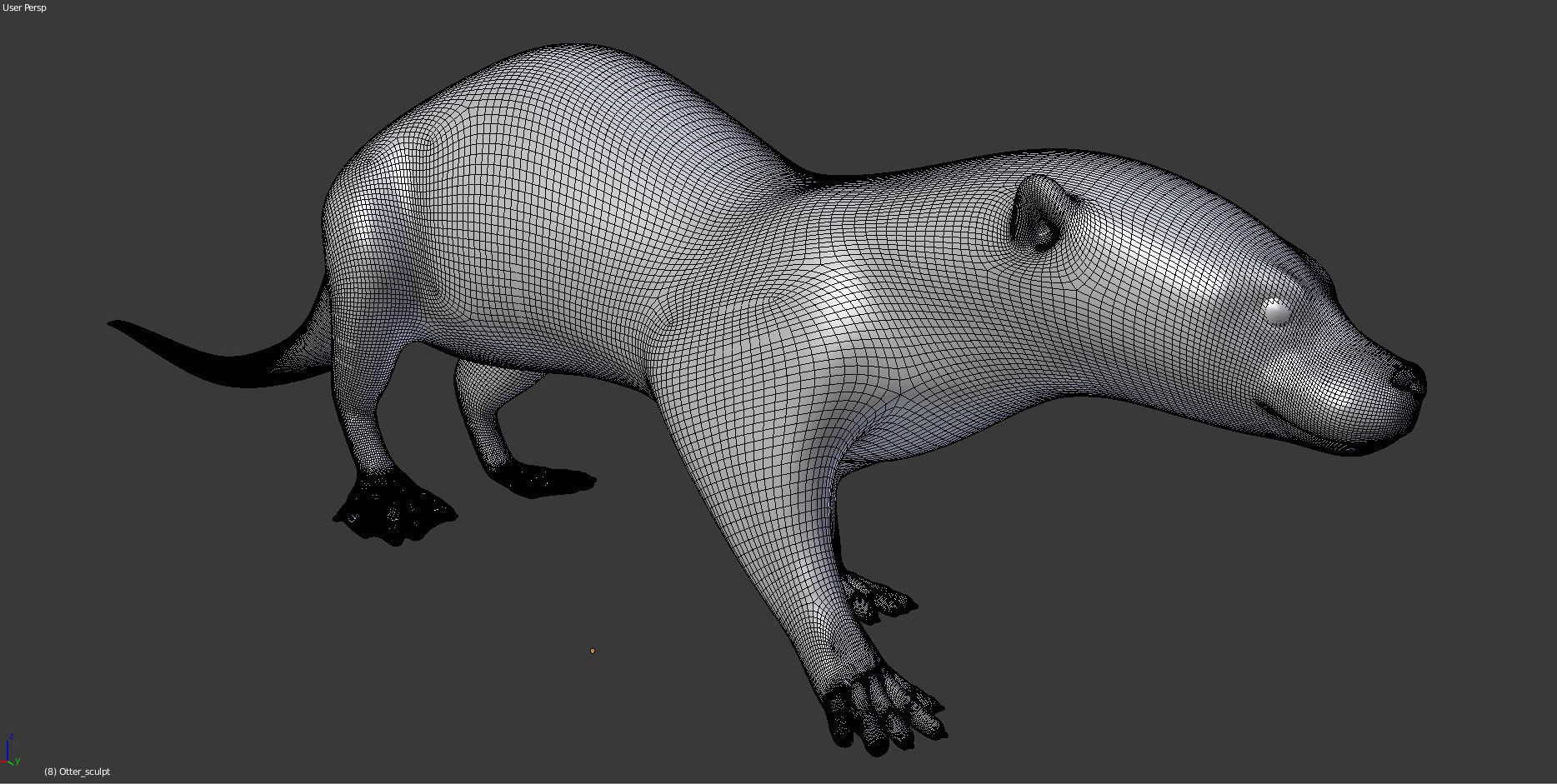 Otter Free 3D print model_2