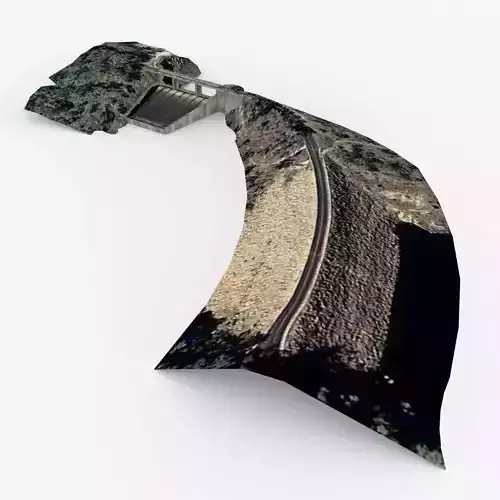 Perserverance Dam Low-poly 3D model