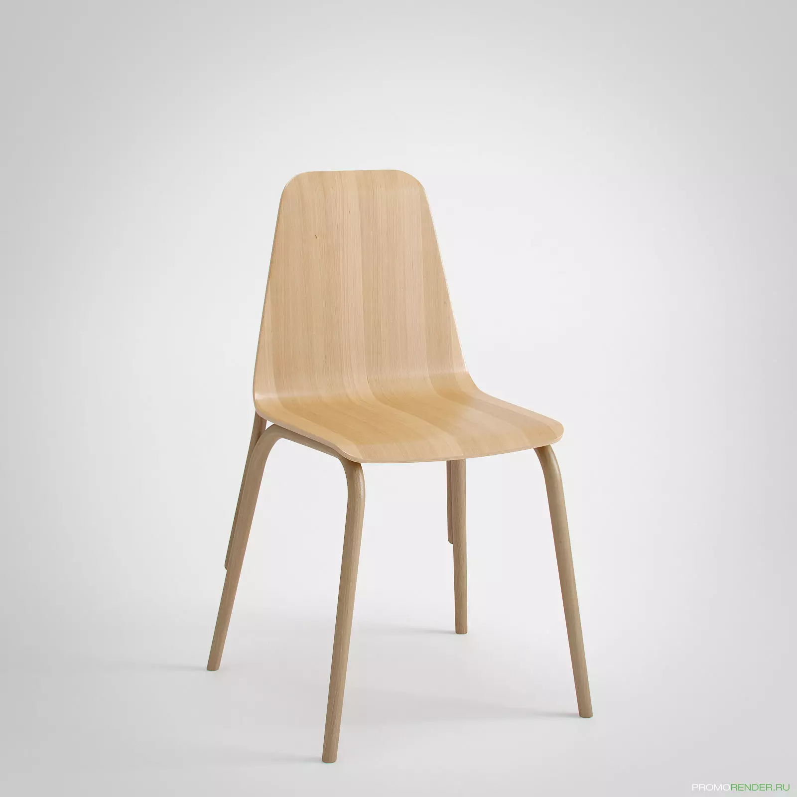 Chair TRAM by TON 3D model_0