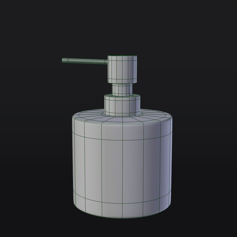 Soap Dispensers Low-poly 3D model_7