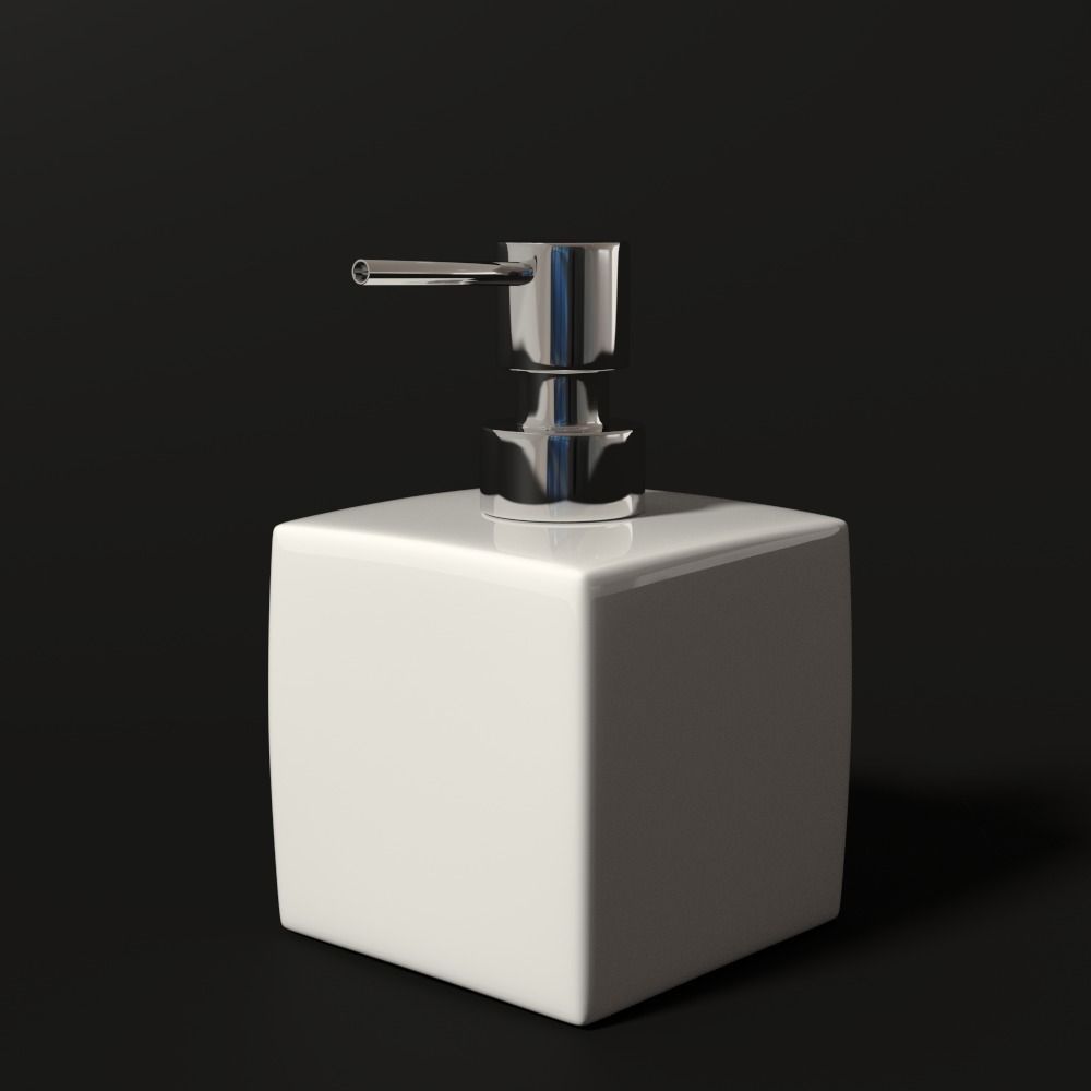 Soap Dispensers Low-poly 3D model_3