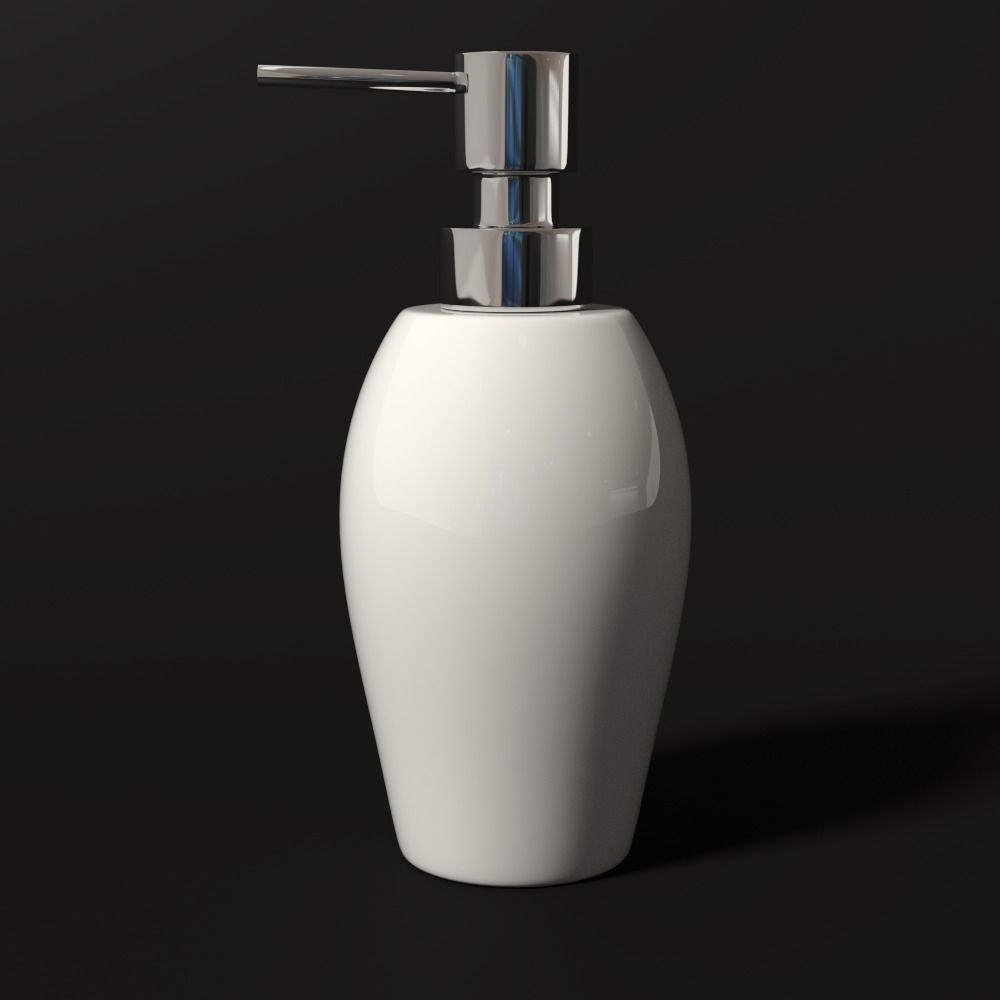 Soap Dispensers Low-poly 3D model_5