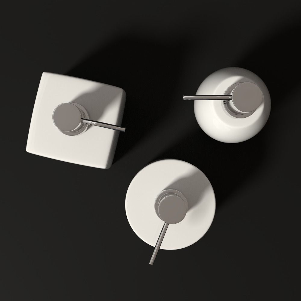 Soap Dispensers Low-poly 3D model_1